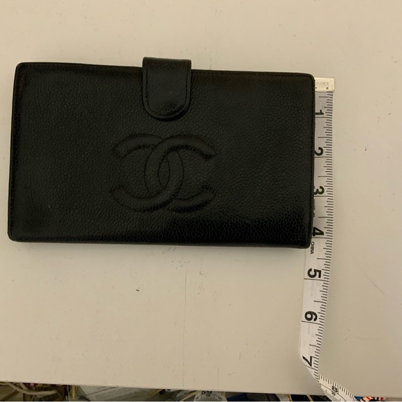 💯% Authentic CHANEL CC Black Caviar Wallet✨ - Picture 12 of 15